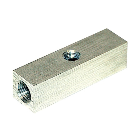 Viair Female Tee/Billet Manifold, 1/4"F X1/4"F 92821